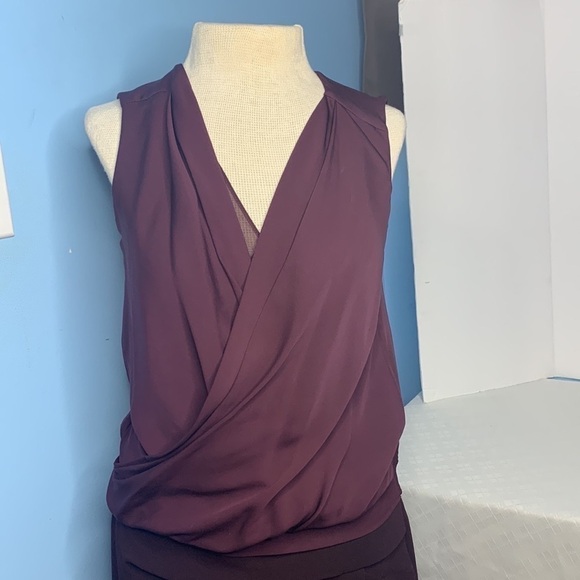 Diane Von Furstenberg Daren dress in Plum - Picture 7 of 10